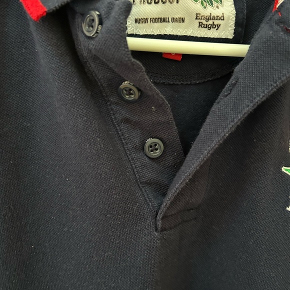 Official RFU England Rugby Core Men's Polo Shirt, Embroidered Badge Size Small - Picture 7 of 10